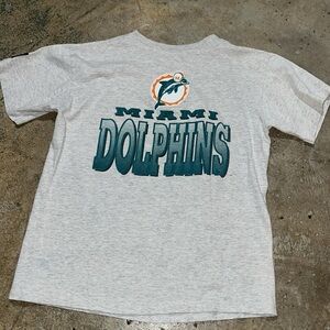 Vintage 1994 Miami Dolphins Starter Single Stitch Tshirt Size 14-16 Youth